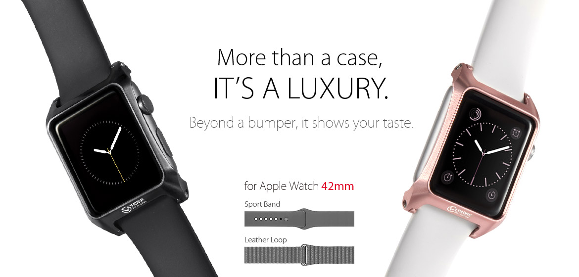 KiWAV Apple Watch 42mm 鋁合金保護殼-1